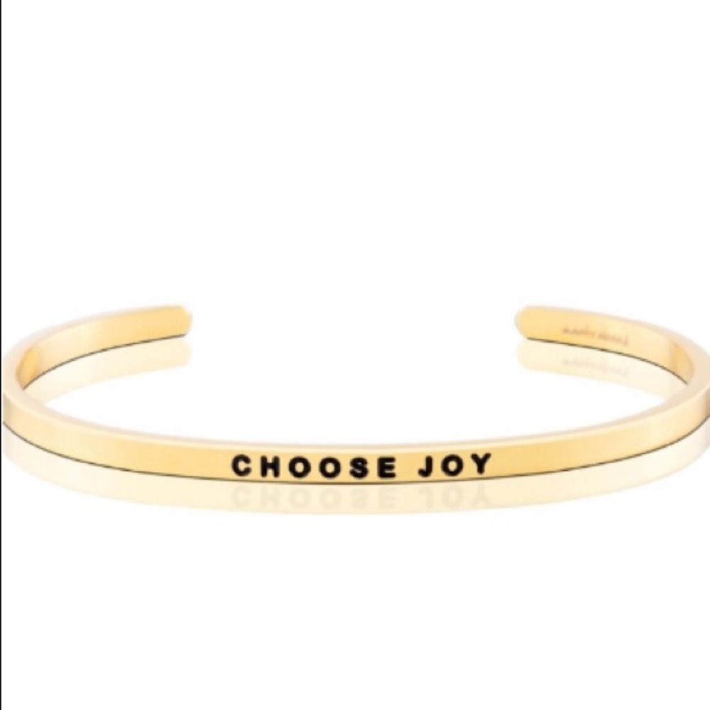 MantraBand "Choose Joy" Gold